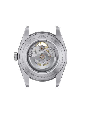 Tissot Gentleman Powermatic Open Heart Steel Watch