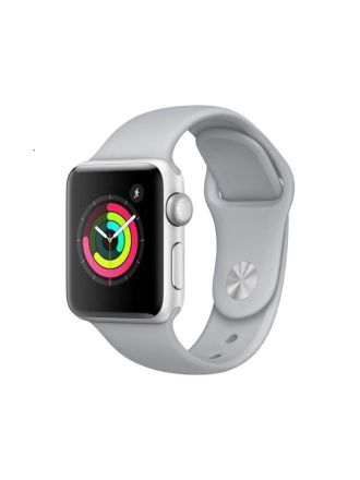 Apple Watch Series 3 [GPS 42mm] Smart Watch w/ Silver Aluminum Case & White Sport Band. Fitness & Activity Tracker, Heart Rate Monitor, Retina Display, Water Resistant