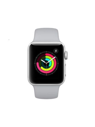 Apple Watch Series 3 [GPS 42mm] Smart Watch w/ Silver Aluminum Case & White Sport Band. Fitness & Activity Tracker, Heart Rate Monitor, Retina Display, Water Resistant