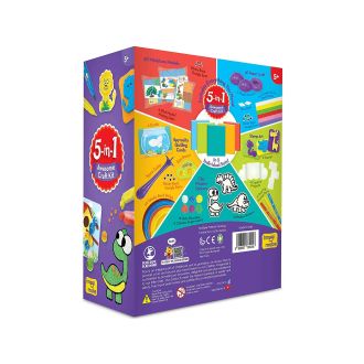 Imagimake 5-in-1 Awesome Craft Kit - Creative Toy & DIY Set for Kids - 5 Years & Above, Multicolour