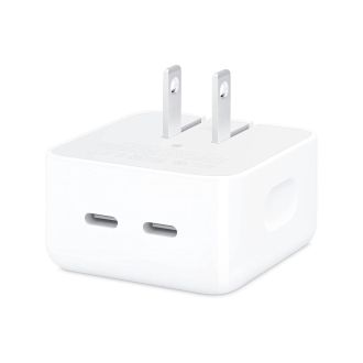 Apple 35W Dual USB-C Port Compact Power Adapter