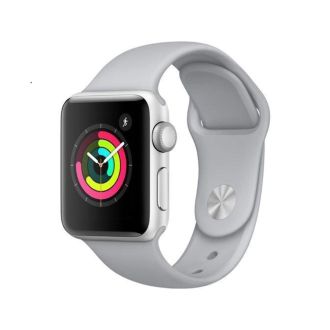 Apple Watch Series 3 [GPS 42mm] Smart Watch w/ Silver Aluminum Case & White Sport Band. Fitness & Activity Tracker, Heart Rate Monitor, Retina Display, Water Resistant