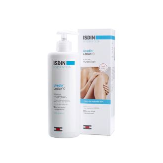 ISDIN Body Lotion Uradin 10, 24-Hour Intense Hydration, Non-Greasy, Fast-Absorbing Moisturizer for Dry or Very Dry Skin
