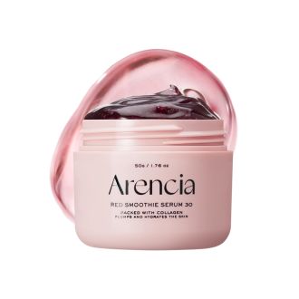 Overnight Red Smoothie Face Mask Serum, Glowing & Soothing with 30% red collagen, Niacinamide, Peptide, Vitamin E