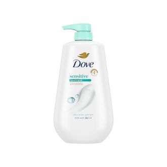 Dove Body Wash with Pump Sensitive Skin For 24hr Lotion