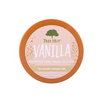 Tree Hut Vanilla Whipped Shea Body Butter Long-lasting Hydration Leaves Skin Feeling Soft & Moisturized