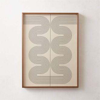 Gia II Unmatted with Brass Gallery Frame 18"x24"