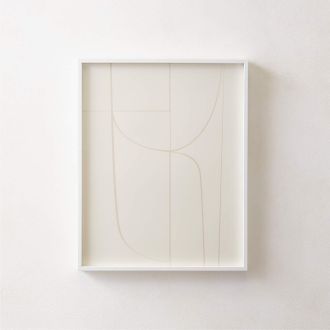 Alliance II Unmatted with White Gallery Frame 16"x20"