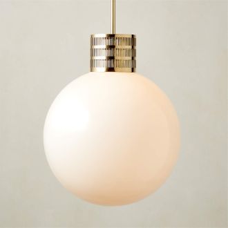 Givoni Polished Brass Pendant Light