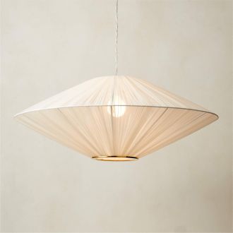 Goldie Nylon-Wrapped Pendant Light