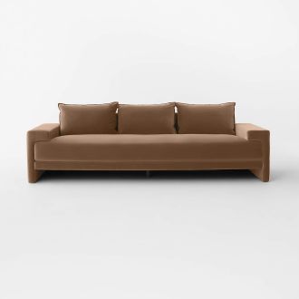 Camden Rye Velvet Sofa
