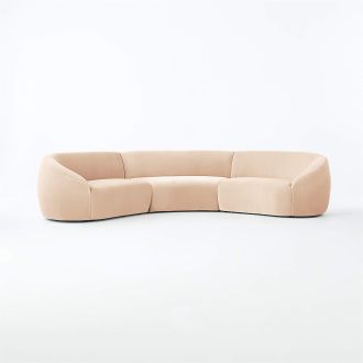 Roma 3-Piece Sectional Sofa