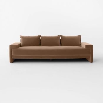 Camden Rye Velvet Sofa
