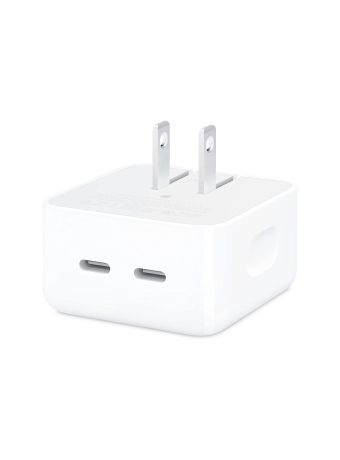 Apple 35W Dual USB-C Port Compact Power Adapter