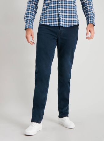 Mid Wash Denim Slim Fit Jeans With Stretch