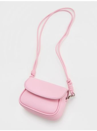 Sammie Knotted-Strap Wristlet - Bubble Gum Pink