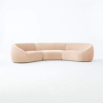 Roma 3-Piece Sectional Sofa