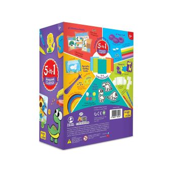 Imagimake 5-in-1 Awesome Craft Kit - Creative Toy & DIY Set for Kids - 5 Years & Above, Multicolour