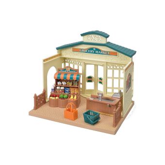 Calico Critters Grocery Market Cream & Brown, 11.42 Inches