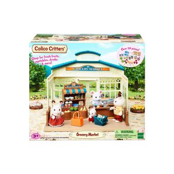 Calico Critters Grocery Market Cream & Brown, 11.42 Inches