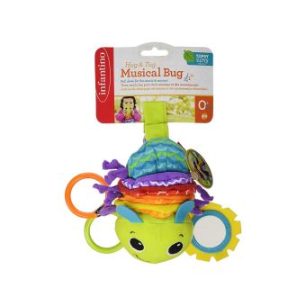 Infantino Hug and Tug Musical Bug