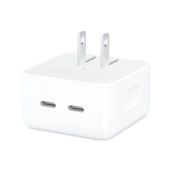 Apple 35W Dual USB-C Port Compact Power Adapter