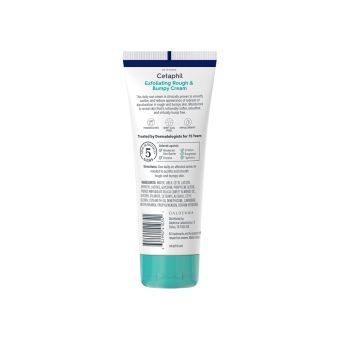 Cetaphil Exfoliating Rough & Bumpy Cream, Lightweight Cream for All Skin Types, 8 oz Tube, 20% Urea