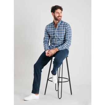 Mid Wash Denim Slim Fit Jeans With Stretch