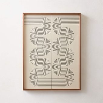 Gia II Unmatted with Brass Gallery Frame 18"x24"