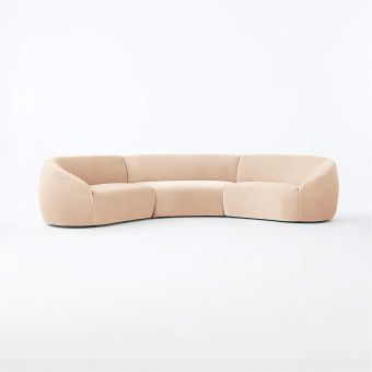 Roma 3-Piece Sectional Sofa