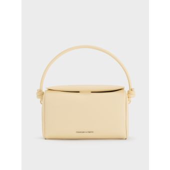 Sammie Knotted-Handle Boxy Bag - Butter Yellow