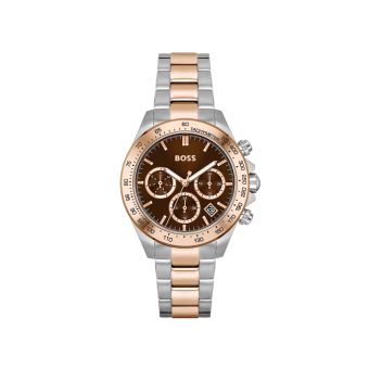 BOSS Novia Crystal Ladies' Two Tone Bracelet Watch