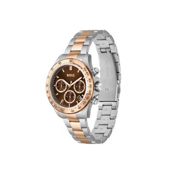 BOSS Novia Crystal Ladies' Two Tone Bracelet Watch