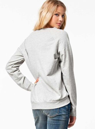 Midwash Denim Belted Straight Leg Jeans With Stretch